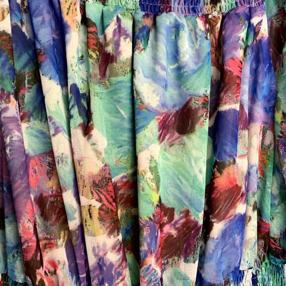 PatBo Blossom Off The Shoulder Dress Violet Womens Small New with Tags - Picture 9 of 16